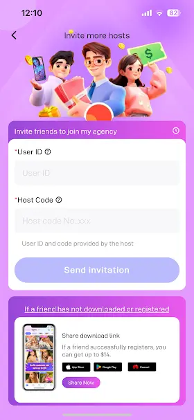 invite more hosts