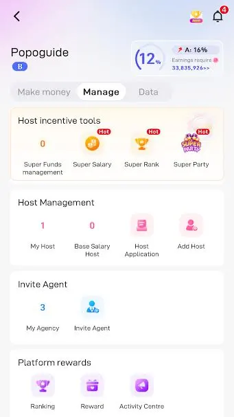 poppolive agent manage