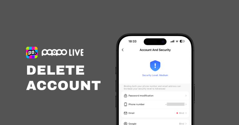 How can I Delete my PoppoLive Account 2026? Step By Step Guide